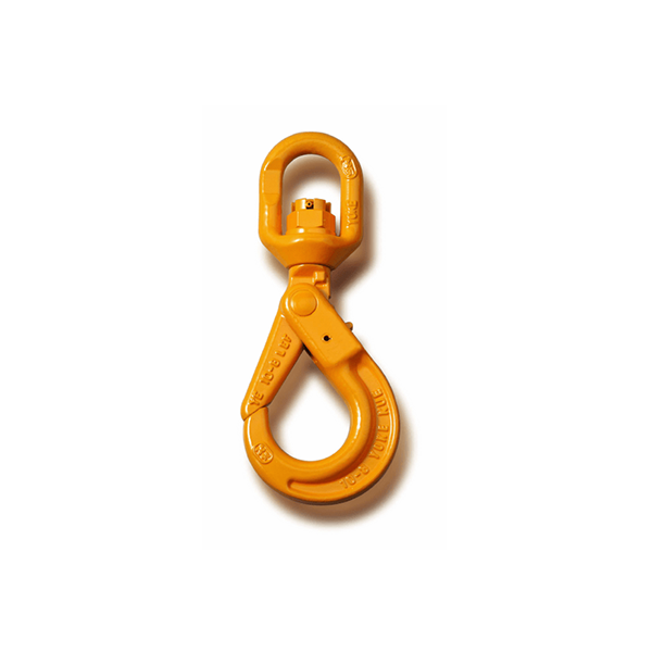 Grade 80 Chain Fittings Eye Swivel Self-Lock Hook (with ball bearing)
