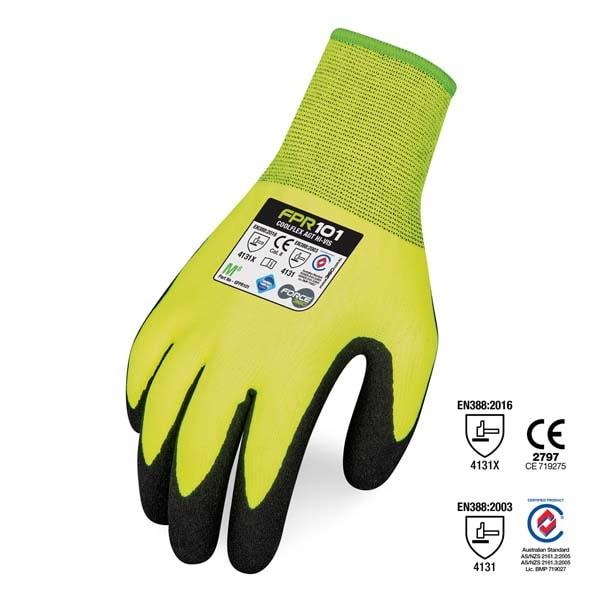 Safety Gloves CoolFlex AGT Hi Vis