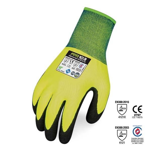Safety Gloves CoolFlex AGT Ultra Hi Vis