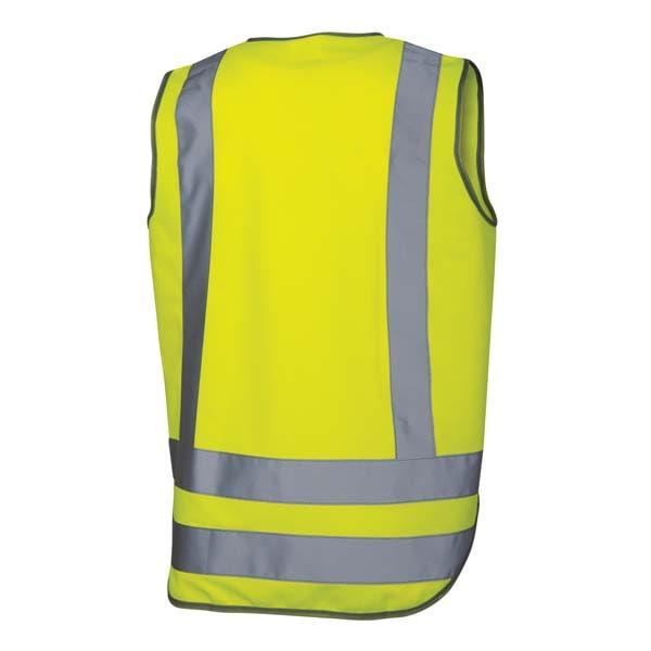 Day and Night Safety Vest - Yellow back