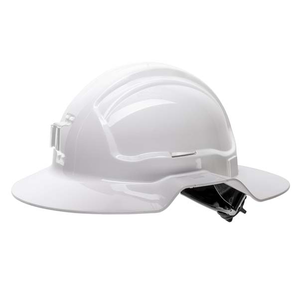 Type 1 Broad Brim Poly Hard Hat - Non-vented Head Protection
