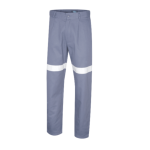 LIGHTWEIGHT COTTON WORK TROUSERS WITH 3M TAPE