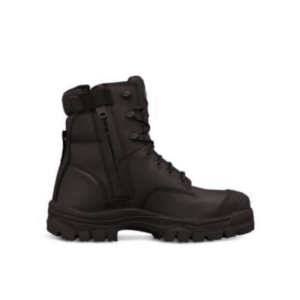 150MM BLACK ZIP SIDED BOOT