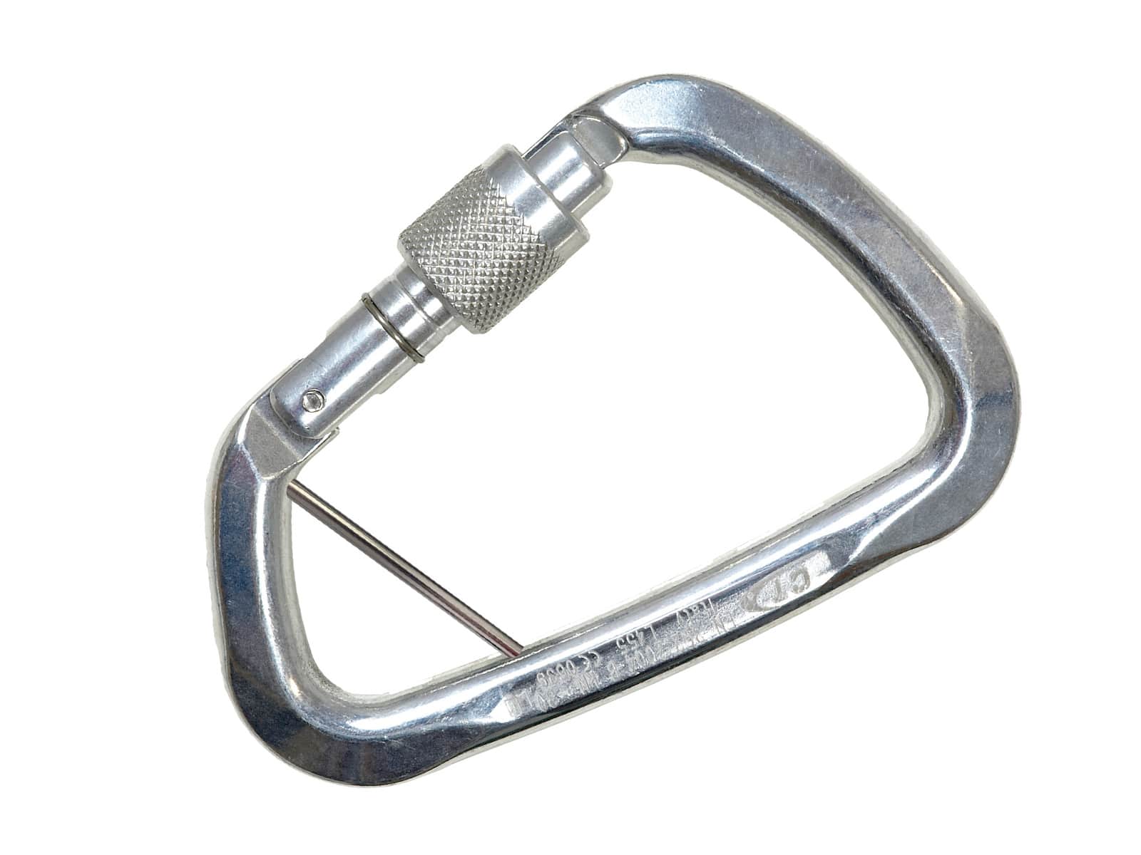 thumbnail image 2 of Screw Gate Karabiner - Lightweight Metal Fall Arrestor Attachment 2 of 6