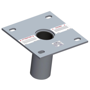 Flush Adapter Davit Base