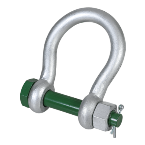 Wide Mouth Green Pin Shackle