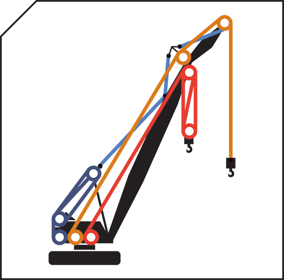 LATTICE BOOM CRAWLER CRANE