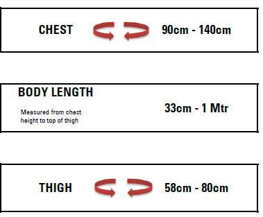 Spanset Harness Size Guide